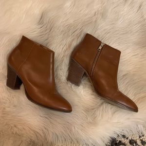 J Crew Leather Booties